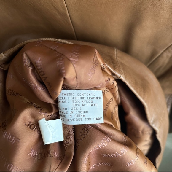 Brown Genuine Leather Coat - Picture 8 of 8